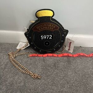 Hogwarts Express Train Bag with Gold Chain